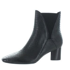 Donald J. Pliner Austen Snake Embossed Square Toe Boots